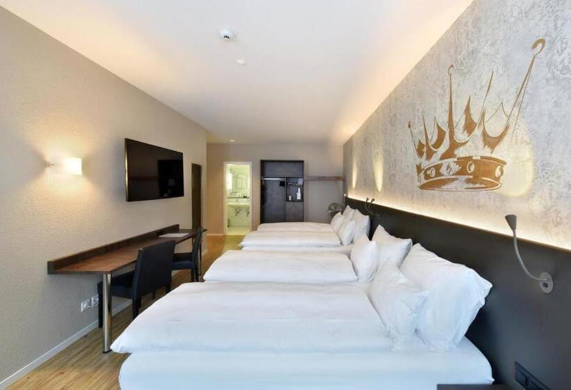 اتاق استاندارد چهار تخته, Altstadt Hotel Krone Luzern