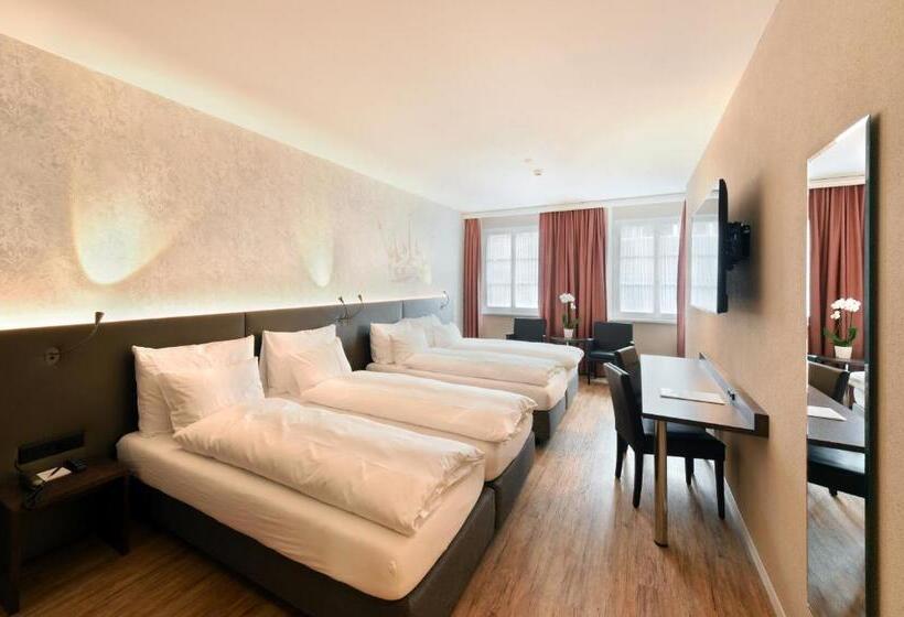 اتاق استاندارد چهار تخته, Altstadt Hotel Krone Luzern