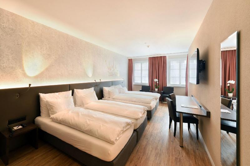 اتاق استاندارد چهار تخته, Altstadt Hotel Krone Luzern