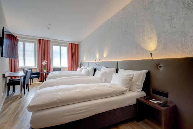 اتاق استاندارد چهار تخته, Altstadt Hotel Krone Luzern