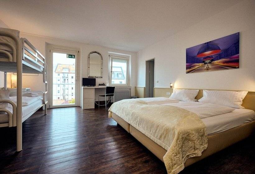 اتاق استاندارد چهار تخته, The 4you Hostel & Hotel Munich