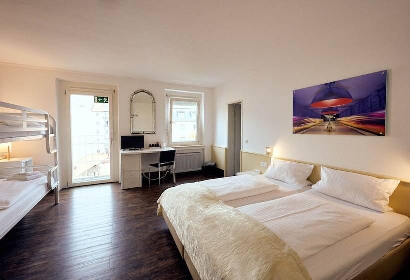 اتاق استاندارد چهار تخته, The 4you Hostel & Hotel Munich