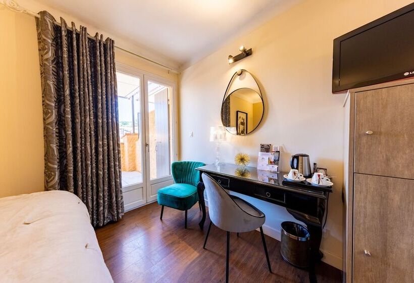 Номер Стандарт с Террасой, Le Madeloc Hôtel & Spa