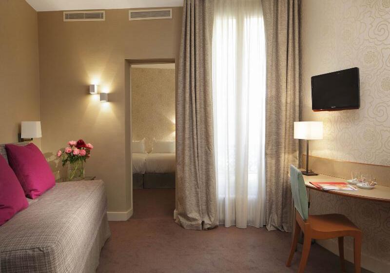 اتاق استاندارد سه نفره, Hôtel Londres Et New York   Teritoria