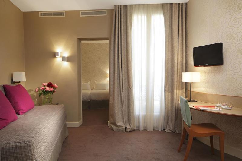 اتاق استاندارد چهار تخته, Hôtel Londres Et New York   Teritoria