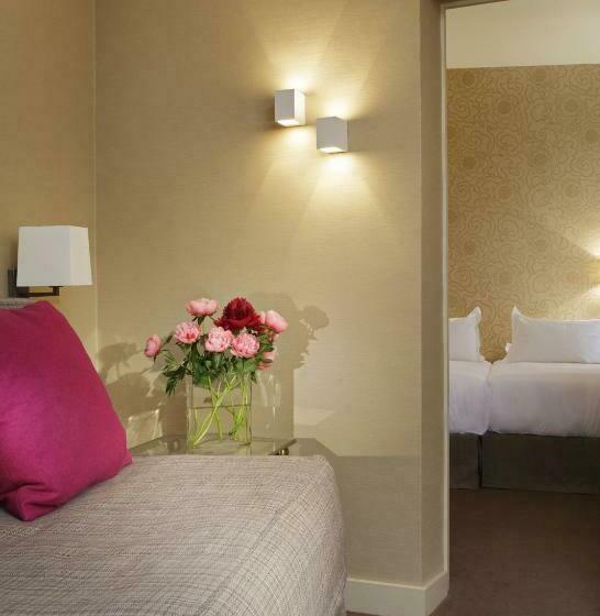 اتاق استاندارد چهار تخته, Hôtel Londres Et New York   Teritoria