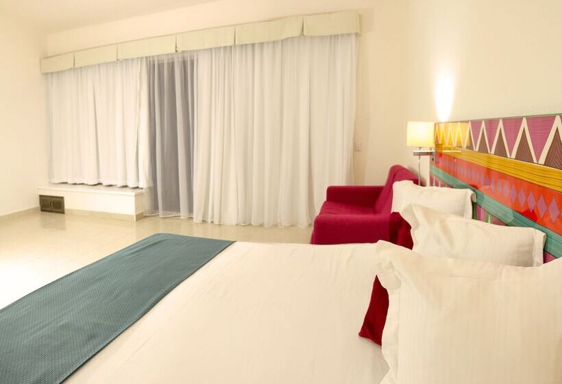 Tengerre Néző Standard Szoba Pezsgőfütdővel, All Ritmo Cancun Resort & Water Park