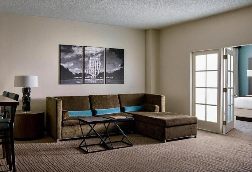 Suite met Kingsize Bed, Houston Marriott Westchase