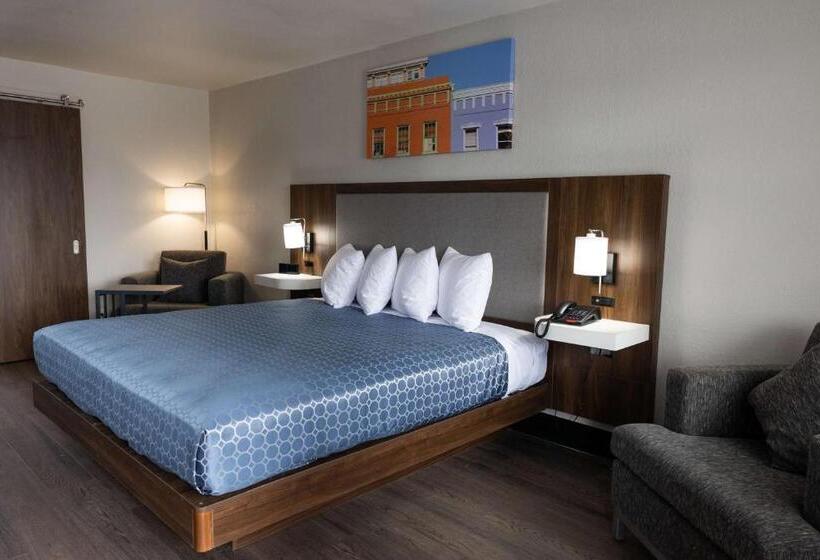 带大床的标准间, Bhagat Hotels Stone Mountain Atlanta Bw Signature Collection