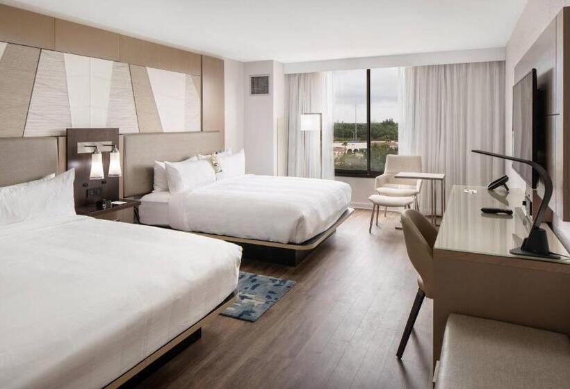 キングサイズベッドのクラブルーム, Palm Beach Gardens Marriott