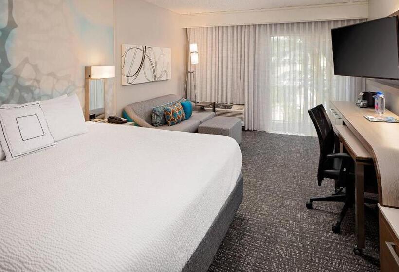 스탠다드 룸 킹사이즈 침대, Courtyard By Marriott Fort Lauderdale North/cypress Creek