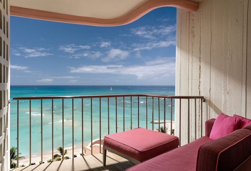 اتاق پرمیوم با چشم‌انداز دریا, The Royal Hawaiian, A Luxury Collection Resort, Waikiki