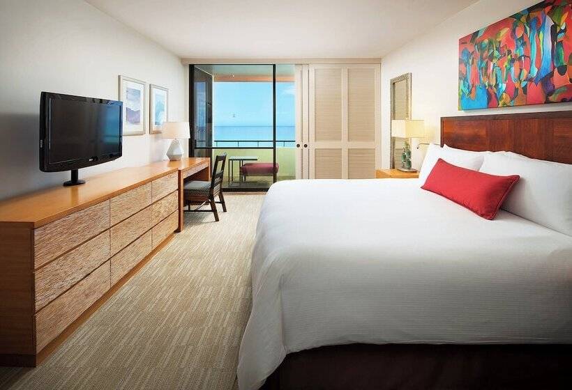 اتاق پرمیوم با چشم‌انداز دریا, The Royal Hawaiian, A Luxury Collection Resort, Waikiki