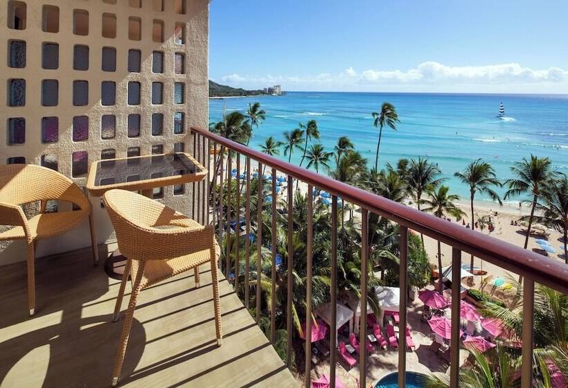 اتاق پرمیوم با چشم‌انداز دریا, The Royal Hawaiian, A Luxury Collection Resort, Waikiki