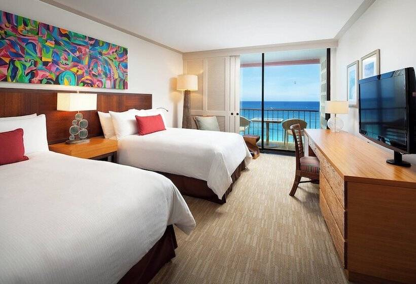 اتاق استاندارد با 2 تخت دوبل, The Royal Hawaiian, A Luxury Collection Resort, Waikiki
