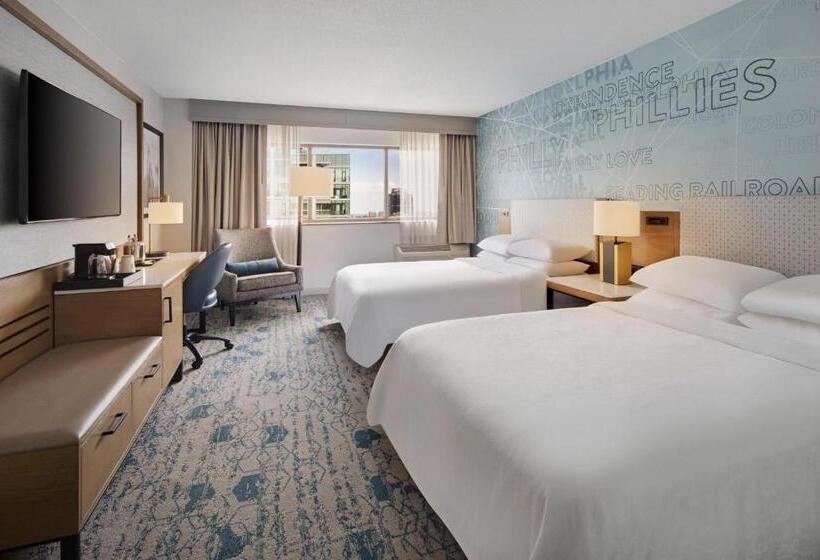 اتاق استاندارد با 2 تخت دوبل, Sheraton Philadelphia Downtown