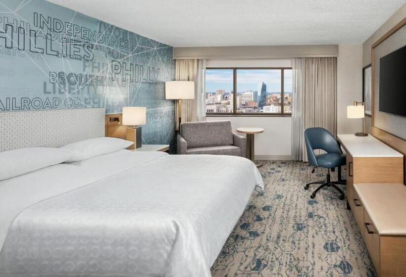 Club Room King Bed, Sheraton Philadelphia Downtown