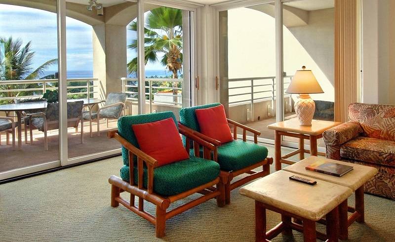 Вилла 1 Спальня Вид на Море, Palms At Wailea Maui