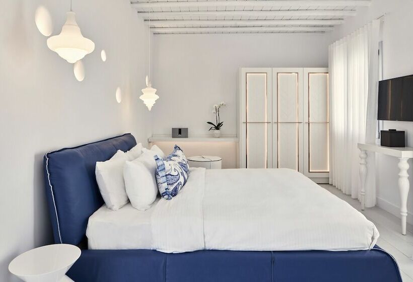 Номер Superior Вид на Море, Katikies Mykonos - The Leading Hotels Of The World