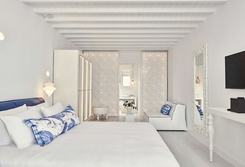 سوییت جونیور با چشم‌انداز دریا, Katikies Mykonos - The Leading Hotels Of The World