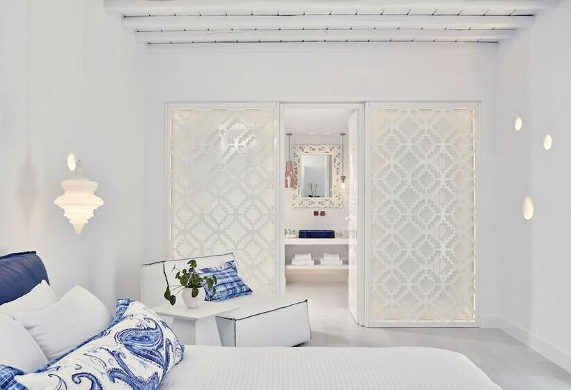 Suíte Júnior Vista Mar, Katikies Mykonos - The Leading Hotels Of The World