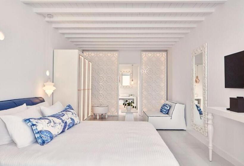 Suíte Superior Vista Mar, Katikies Mykonos - The Leading Hotels Of The World