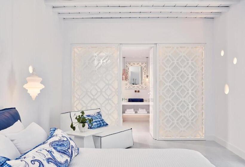 سوییت سوپریور با چشم‌انداز دریا, Katikies Mykonos - The Leading Hotels Of The World