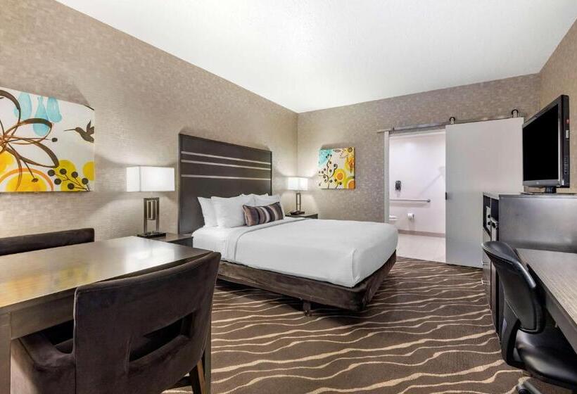 Chambre Standard Lit King Size Adaptée aux Personnes à Mobilité Réduite, Best Western Plus Park Place Inn Mini Suites