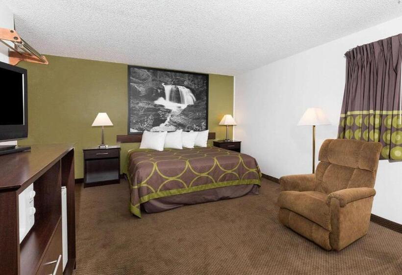 스탠다드 룸 킹사이즈 침대, Super 8 By Wyndham Missoula/brooks Street