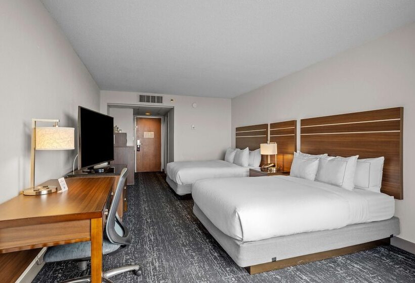 스탠다드 룸 더블 침대 2개, Doubletree By Hilton Atlantic Beach Oceanfront
