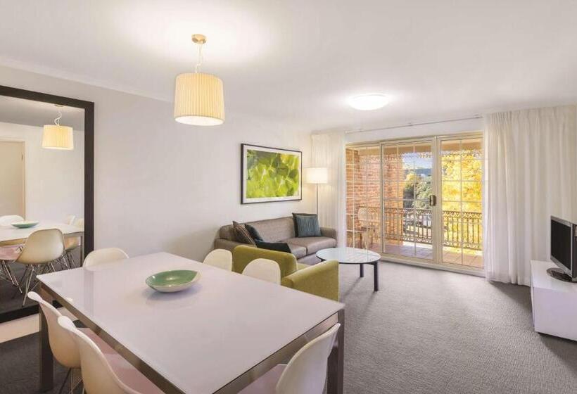침실 2개 아파트, Adina Serviced Apartments Canberra Kingston
