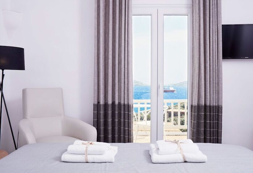 Люкс Вид на Море с Гидромассажем, Mykonos Princess