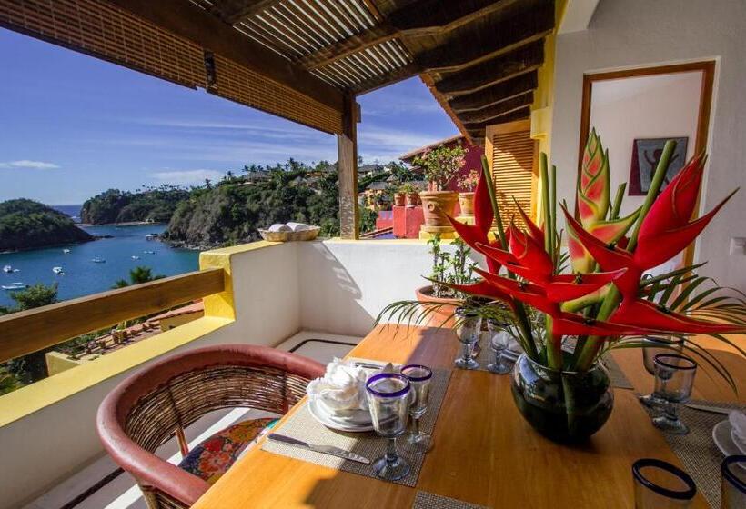 Апартаменты 2 Спальни с Бассейном, Playa Rosa Bungalows Careyes