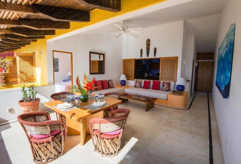 Апартаменты 2 Спальни с Бассейном, Playa Rosa Bungalows Careyes