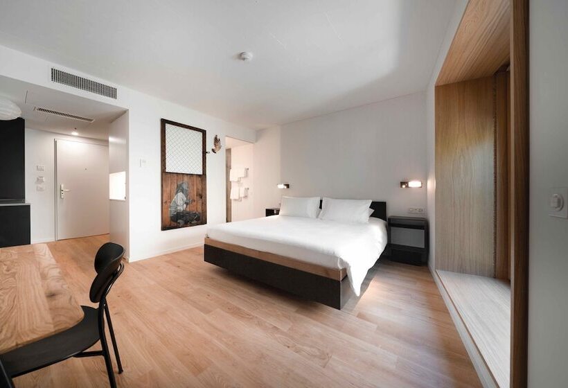 استودیو استاندارد با چشم‌انداز باغ, Set Hotel.residence By Teufelhof Basel