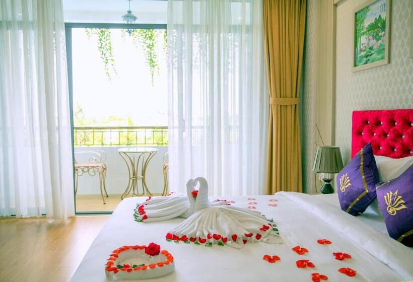 اتاق لوکس با بالکن, Con Khuong Resort Can Tho