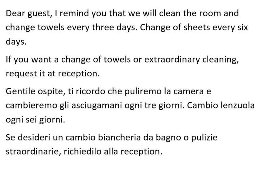 Quarto Estandar, Agriturismo Dell'etna