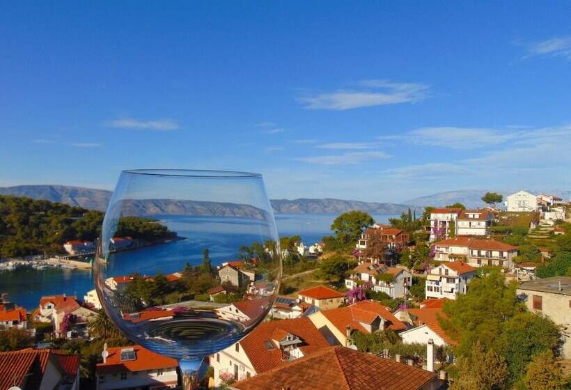 스탠다드 발코니 룸 바다 전망, Guest House Hvar Jelsa