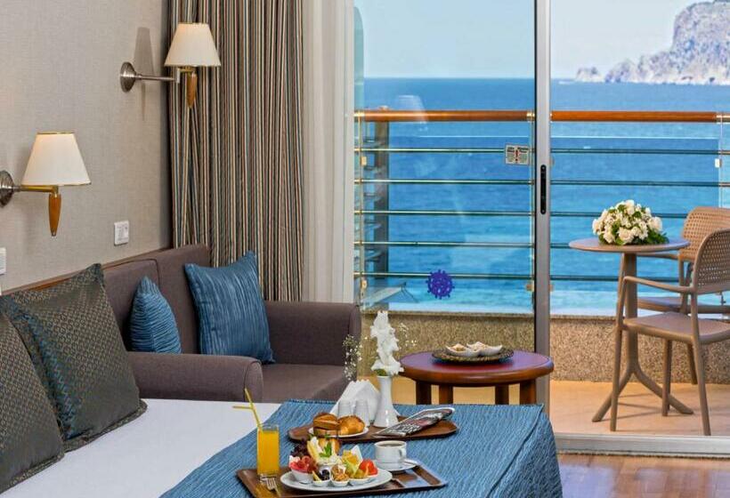 스탠다드 룸 측면 바다 전망, Grand Kaptan Hotel   All Inclusive