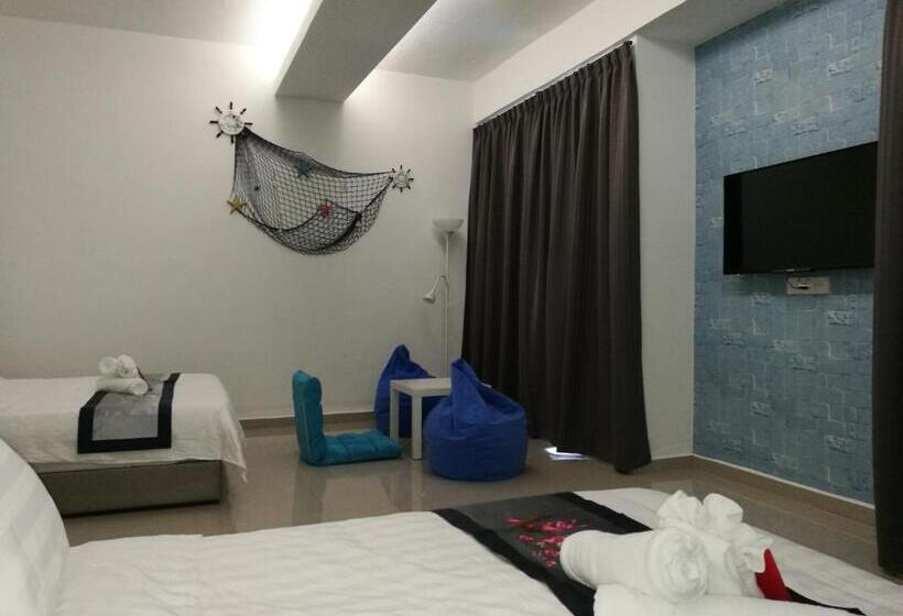 اتاق استاندارد چهار تخته, D' Cozy Inn