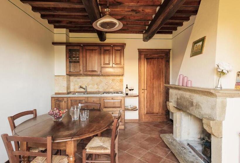 آپارتمان 1 خوابه با چشم‌انداز استخر, Agriturismo Il Borgo