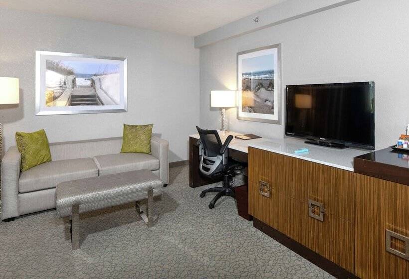 스탠다드 스튜디오 더블 침대, Doubletree By Hilton Hotel Jacksonville Airport