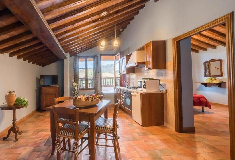 آپارتمان 1 خوابه با تراس, Il Castagno Toscana