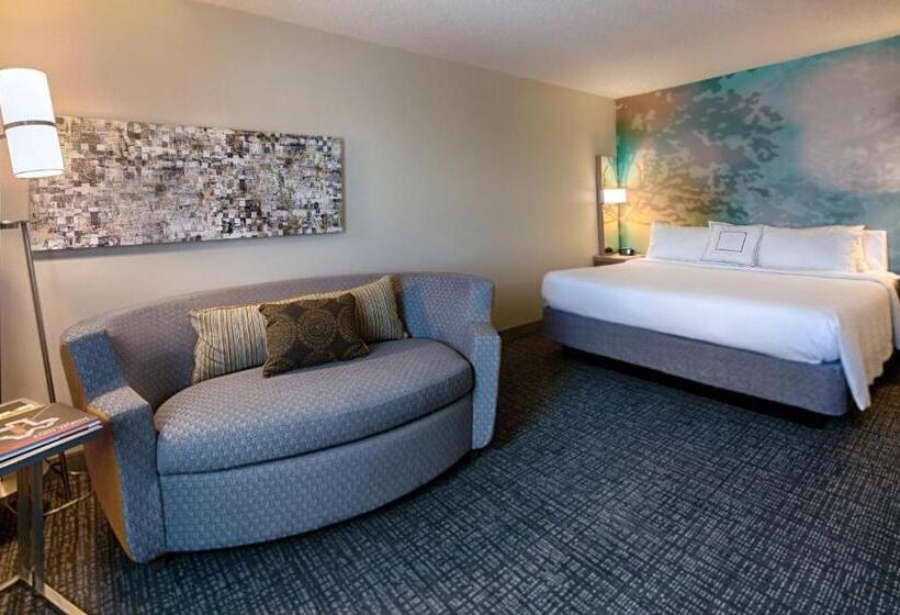 Quarto Estandar Cama King para Deficientes Físicos, Courtyard By Marriott Dallas Dfw Airport North/irving