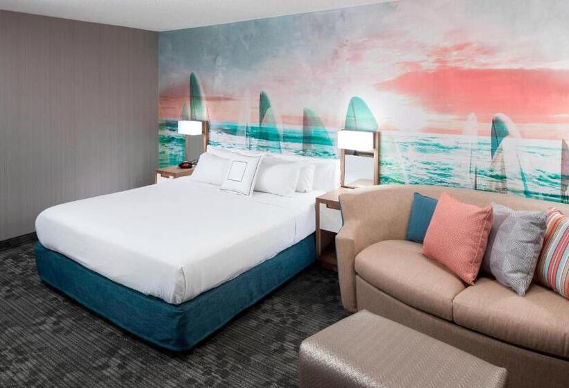 اتاق استاندارد با تخت بزرگ, Courtyard Virginia Beach Oceanfront/south