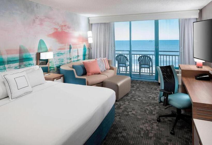 اتاق استاندارد با تخت بزرگ, Courtyard Virginia Beach Oceanfront/south