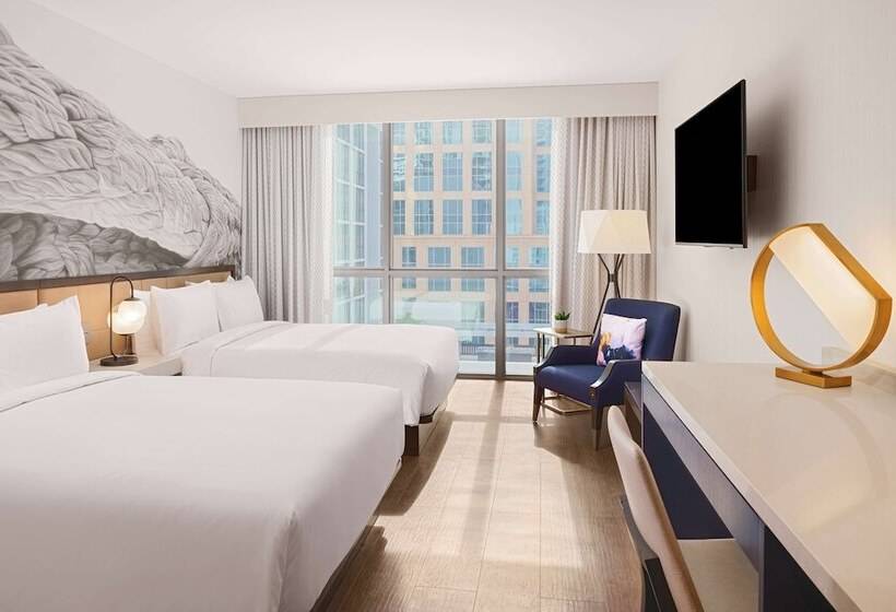 ２ダブルベッドのスタンダードルーム, Hyatt Centric Las Olas Fort Lauderdale