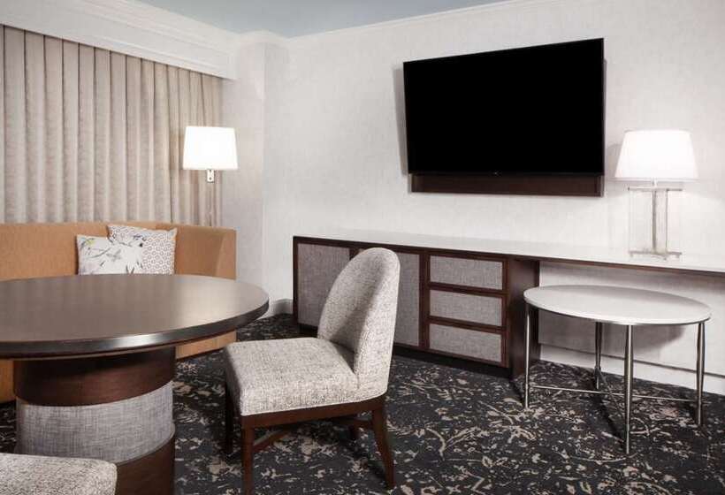 キングサイズベッドのジュニアスイート, Hilton Atlanta/marietta Hotel & Conference Center