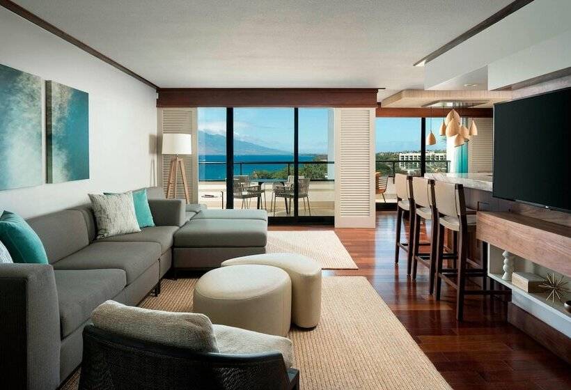 바다 전망 이그제큐티브 스위트, Wailea Beach Resort  Marriott, Maui