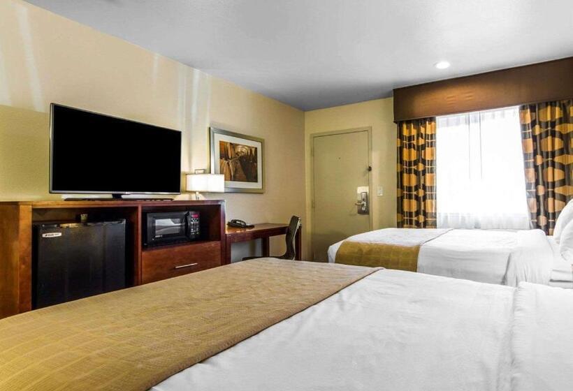 스탠다드 룸 더블 침대 2개, Motel 6 Martinez, Ca